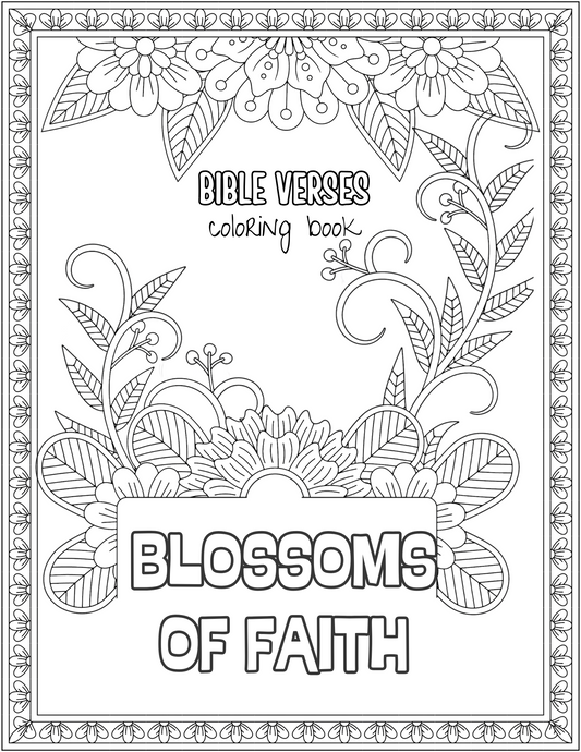 Blossoms of Faith Coloring Book
