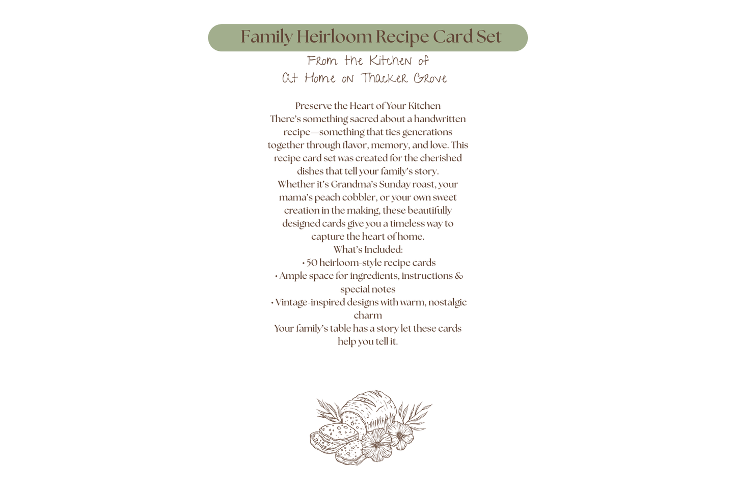 Scripture Recipe Card Bundle